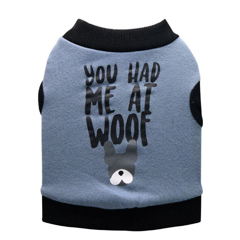 HKM-9575613 Fleece Fabric Small Dog Vest for All Seasons - Cozy and Casual
