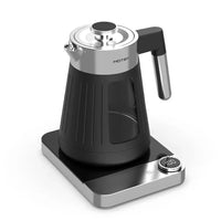 HKM-957587 Portable Mini Glass Electric Kettle with Digital Control, 1.6L Capacity and Automatic Shut-Off