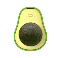 HKM-9576509 Avocado Shaped Catnip Ball Toy for Teeth Cleaning and Interactive Play