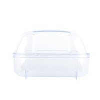 HKM-9576893 Dual-Purpose Cloud-Shaped Hamster Bathtub with Splash-Proof Design and Transparent View