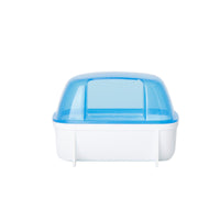 HKM-9576893 Dual-Purpose Cloud-Shaped Hamster Bathtub with Splash-Proof Design and Transparent View
