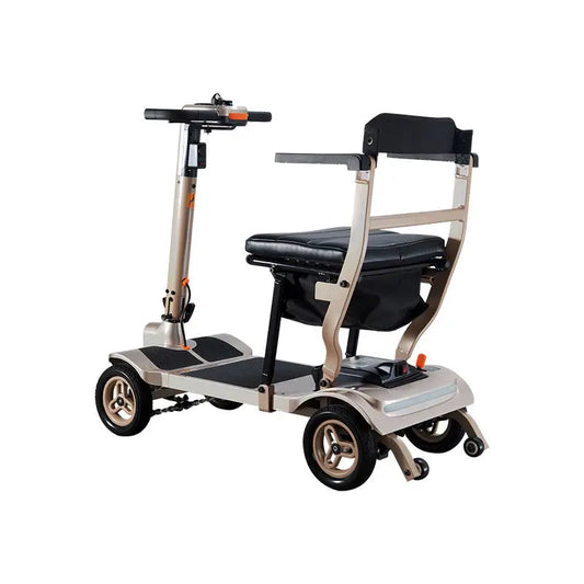 HKM-957843 Portable Electric Folding Mobility Scooter, Aluminium Alloy Frame, 120W Motor, 100kg Capacity, 20km Range