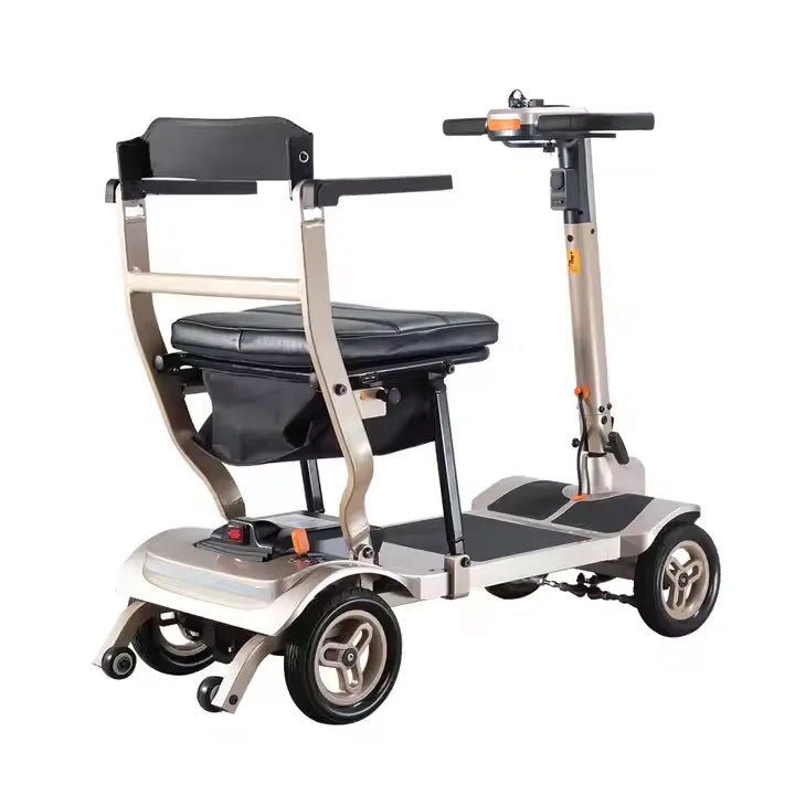 HKM-957843 Portable Electric Folding Mobility Scooter, Aluminium Alloy Frame, 120W Motor, 100kg Capacity, 20km Range