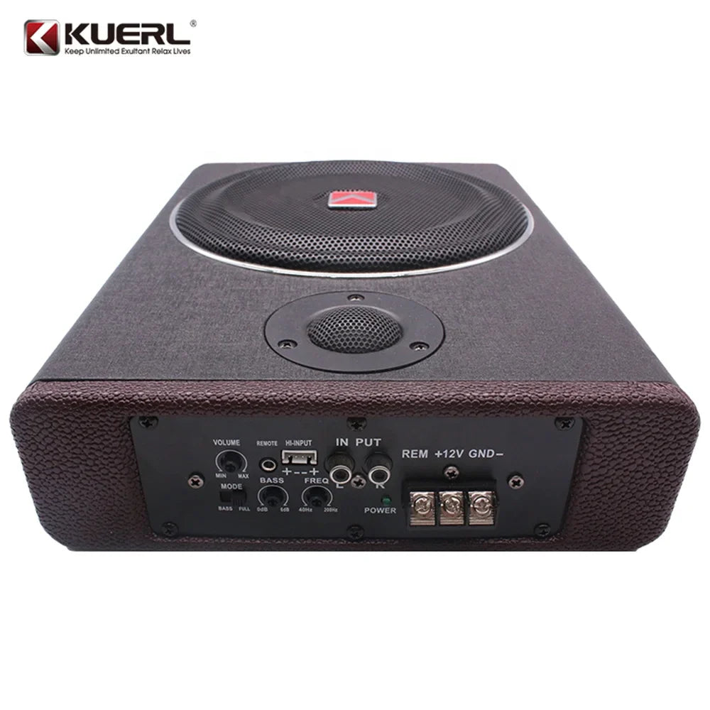 HKM-957971 Super Thin 12V 8 Inch Car Flat Audio Subwoofer 600W Underseat Subwoofer for Enhanced Sound Quality