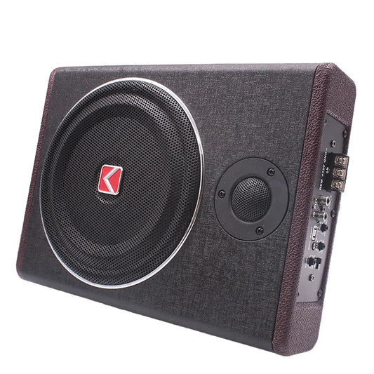 HKM-957971 Super Thin 12V 8 Inch Car Flat Audio Subwoofer 600W Underseat Subwoofer for Enhanced Sound Quality