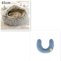 HKM-9579837 Cozy Cocoon Pet Bed for Dogs and Cats, Soft Plush Calming Bed for Relaxation and Joint Support