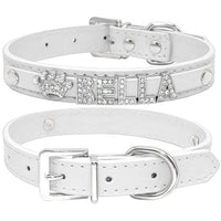 HKM-9580861 Personalized Rhinestone Cat and Small Dog Collar in Multiple Colors