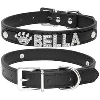 HKM-9580861 Personalized Rhinestone Cat and Small Dog Collar in Multiple Colors