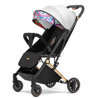 HKM-958163 Luxury Lightweight Foldable Baby Stroller for Travel | Compact Toddler Pram Carriage