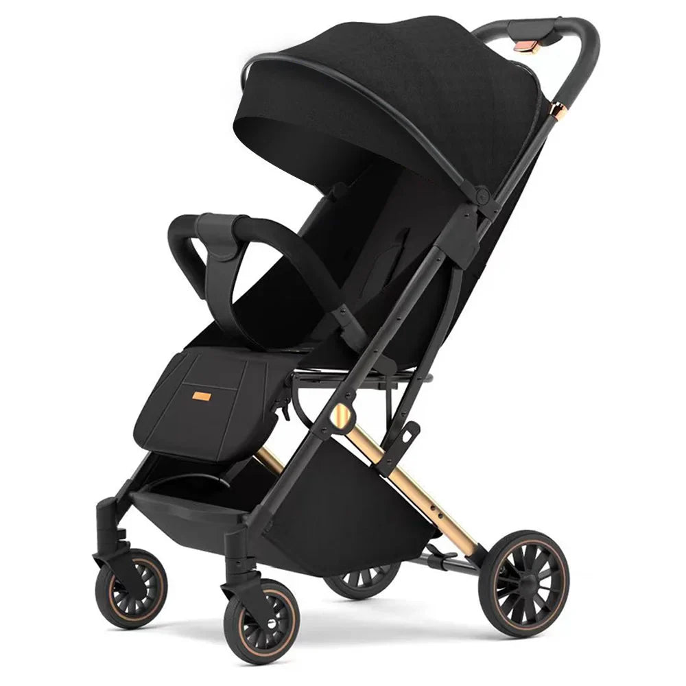 HKM-958163 Luxury Lightweight Foldable Baby Stroller for Travel | Compact Toddler Pram Carriage