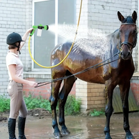 HKM-9582269 High-Pressure Pet Shower Sprayer and Grooming Kit with 8 Spray Patterns for Bathing Dogs, Washing Cars, and Watering Plants