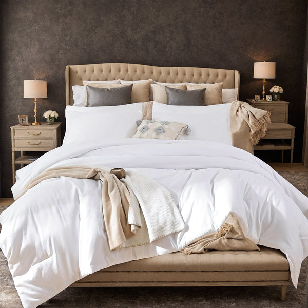 HKM-958291 Brushed Polyester Single Quilt - Soft Microfiber Filling for All-Season Comfort