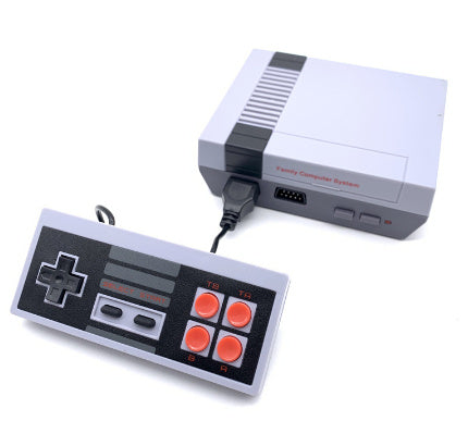 HKM-958291 Nostalgic 8-Bit Retro Mini Game Console with Dual Controllers and AV Output