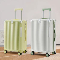 HKM-958355 Lightweight Trolley Bag Set - 3kg Travel Suitcases with Wheels and Makeup Compartment