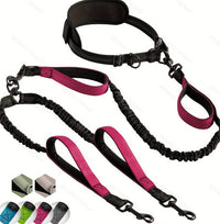 HKM-9584573 Multifunctional Dog Traction Belt with Nylon Rope and Waist Belt for Fitness Running
