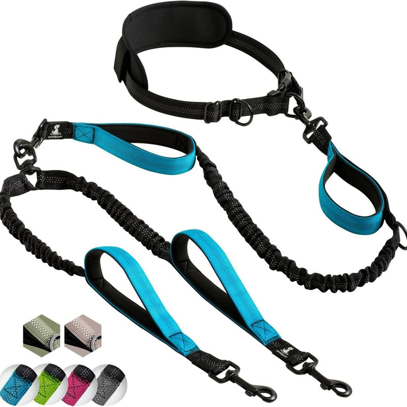 HKM-9584573 Multifunctional Dog Traction Belt with Nylon Rope and Waist Belt for Fitness Running