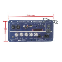 HKM-958483 50W Dual Channel Digital Power Audio Receiver with USB for Home and Outdoor Use