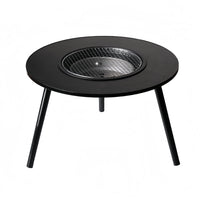 HKM-958483 Outdoor Charcoal BBQ Grill Stove for Indoor and Outdoor Use with Smokeless Cooking Feature