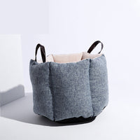 HKM-9586621 Portable Removable Barrel Cat Litter - Cotton and Linen, Medium Size, Washable Design