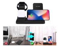 HKM-958675 Vertical Wireless Charger with TYPE-C Input and 1000mA Output - Available in Black and Gray