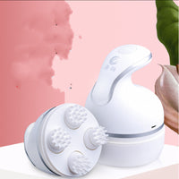 HKM-9587005 Multifunctional Electric Pet Head Massager for Dogs in White and Sky Blue