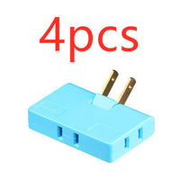 HKM-958803 Ultra-Thin Rotary Head Plug Converter - Universal Jack, Portable Design, Lightweight and Compact