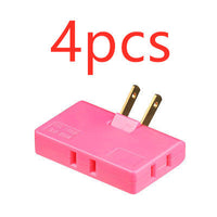 HKM-958803 Ultra-Thin Rotary Head Plug Converter - Universal Jack, Portable Design, Lightweight and Compact