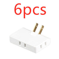 HKM-958803 Ultra-Thin Rotary Head Plug Converter - Universal Jack, Portable Design, Lightweight and Compact