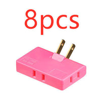 HKM-958803 Ultra-Thin Rotary Head Plug Converter - Universal Jack, Portable Design, Lightweight and Compact