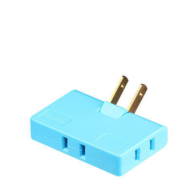 HKM-958803 Ultra-Thin Rotary Head Plug Converter - Universal Jack, Portable Design, Lightweight and Compact