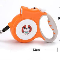 HKM-9590333 5M Automatic Traction Pet Dog Rope Leash with Light - Multiple Colors Available