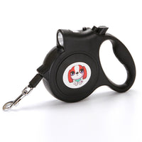 HKM-9590333 5M Automatic Traction Pet Dog Rope Leash with Light - Multiple Colors Available