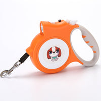HKM-9590333 5M Automatic Traction Pet Dog Rope Leash with Light - Multiple Colors Available
