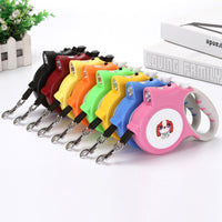 HKM-9590333 5M Automatic Traction Pet Dog Rope Leash with Light - Multiple Colors Available