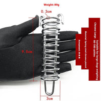 HKM-9593149 Stainless Steel Dog Chain with Compression Spring for Secure Leash Control