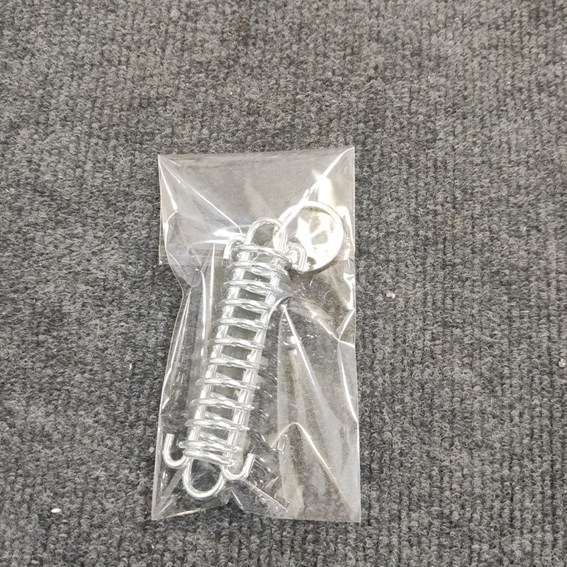 HKM-9593149 Stainless Steel Dog Chain with Compression Spring for Secure Leash Control