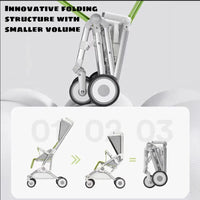HKM-959315 Lightweight Foldable Aluminium Travel System Baby Pram and Stroller for Newborns