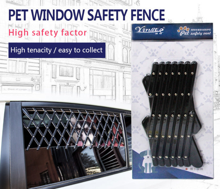 HKM-9597885 Pet Retractable Fence, Adjustable Size for Indoor and Outdoor Use