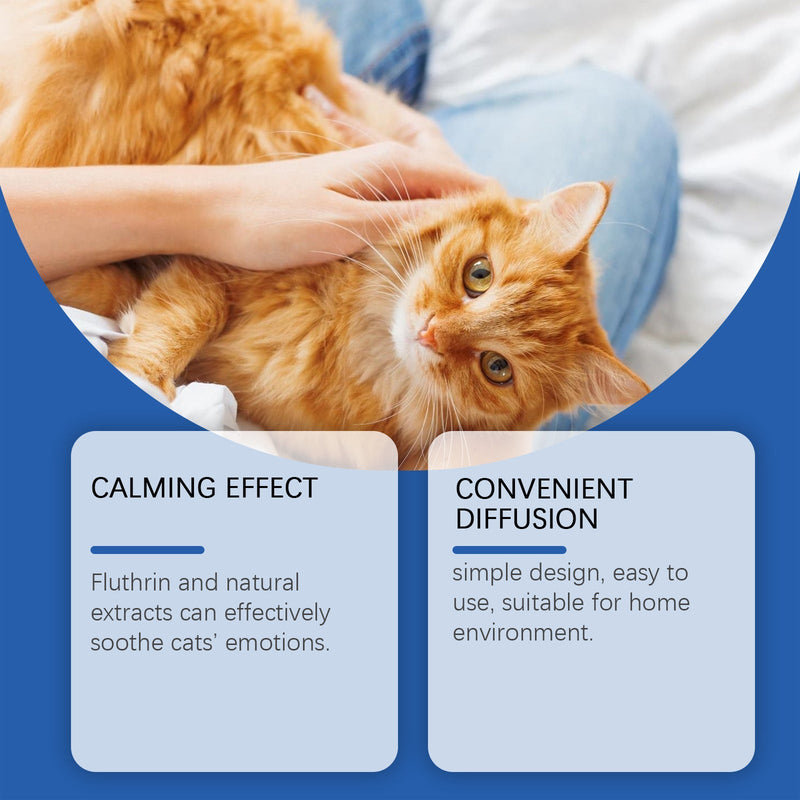 HKM-9599549 Cat Mood Diffuser Suit - 45ml Pet Calmness and Wellness Solution