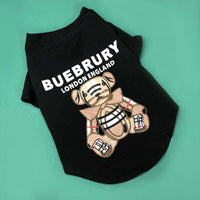 HKM-9600445 Casual Thin T-Shirt for Dogs in Black and White, Sizes S to XXL