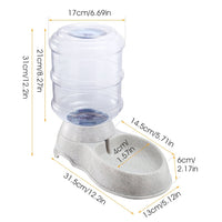 HKM-9602109 Automatic Gravity Pet Water Dispenser with 3.5L Capacity for Cats and Dogs