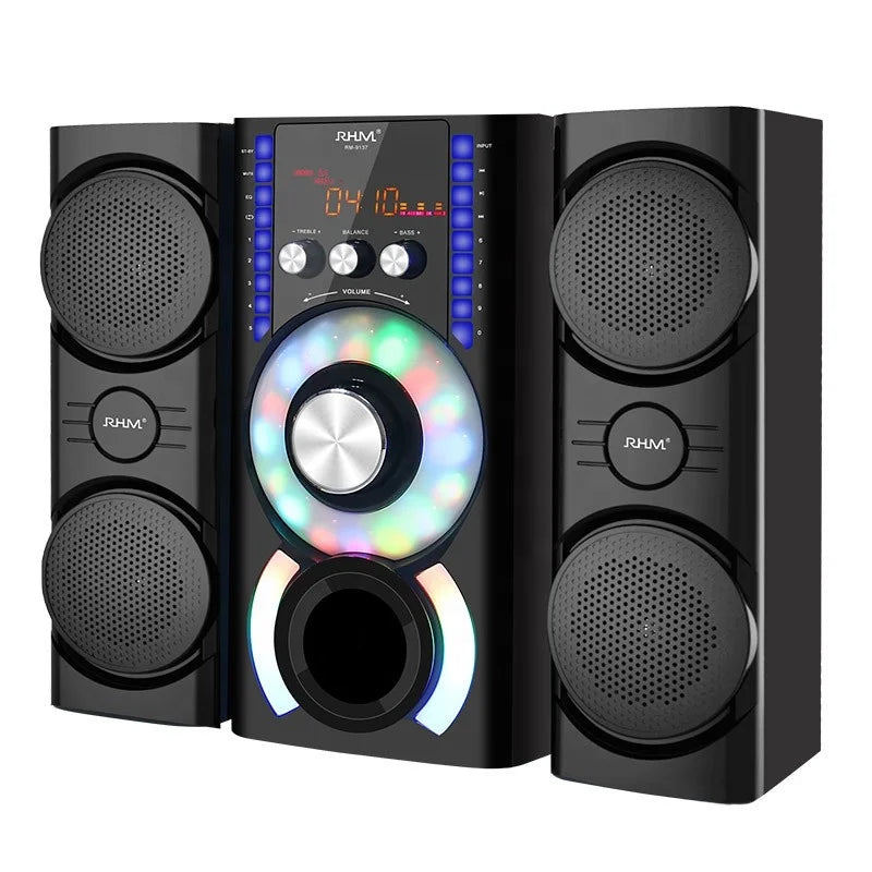HKM-960275 2.1-Channel Home Theatre Speaker System with Subwoofer RM-9137 - 40W Power Output
