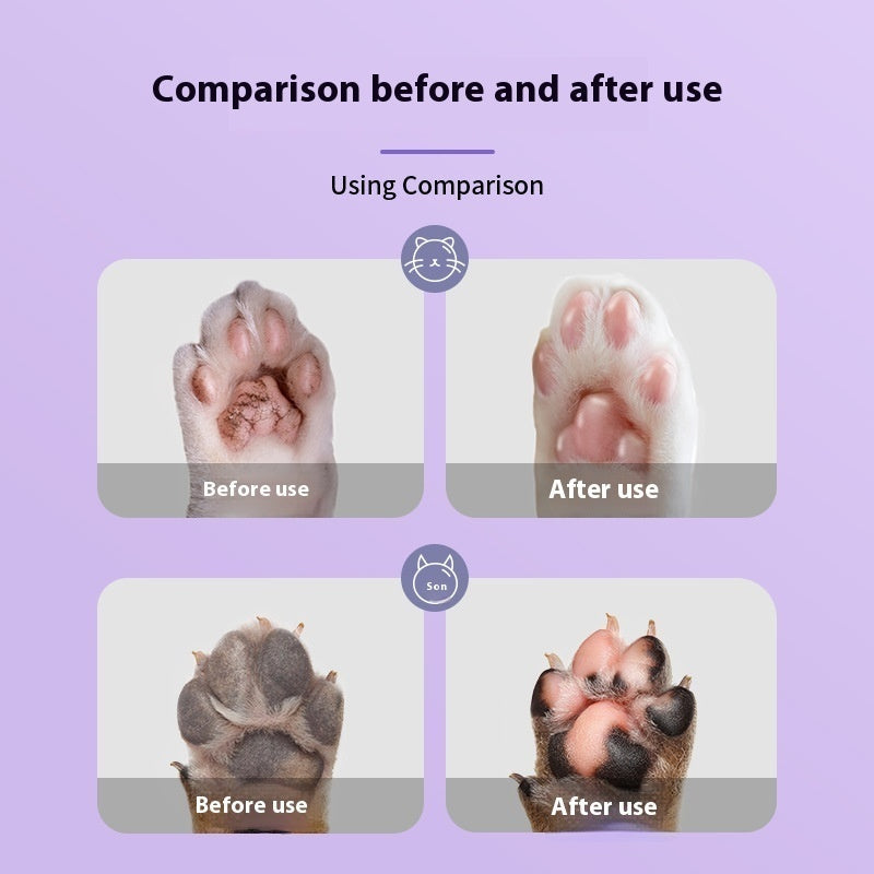HKM-9603901 Pet Foot Care Cream for Dogs and Cats - Moisturizing Claw Balm with Brazil Palm Wax (40g)