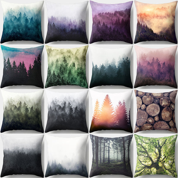 HKM-960403 Polyester Car Cushion Pillow Cover – 45x45 cm, Various Patterns Available