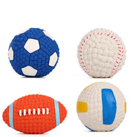 HKM-9604669 Durable Latex Interactive Sound Ball for Dogs - Teeth Molar Toy, Available in Various Sizes