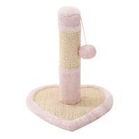 HKM-9605309 Detachable Plush Cat Toy with Natural Sisal for Scratching and Climbing