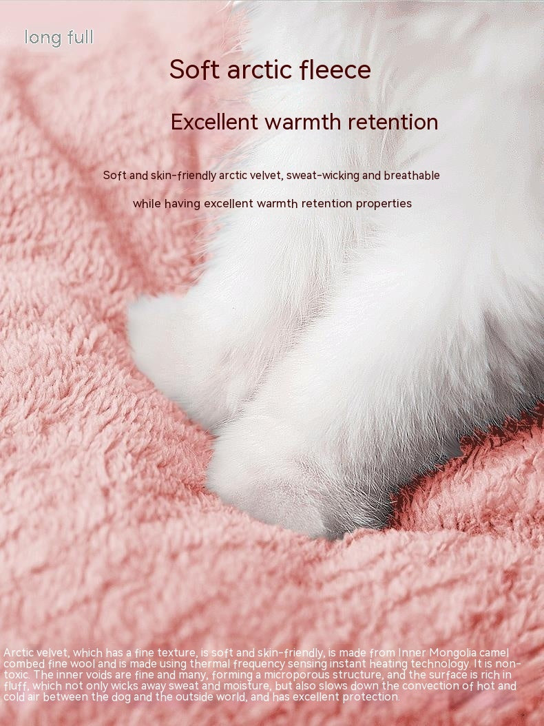 HKM-9606077 Thickened Winter Cat Nest with Support Skeleton and Fun Teaser Options