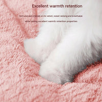 HKM-9606077 Thickened Winter Cat Nest with Support Skeleton and Fun Teaser Options
