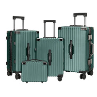 HKM-960659 Custom 14-28 Inch Trolley Spinner PC Luggage with Hard Shell Design and Aluminium Accents