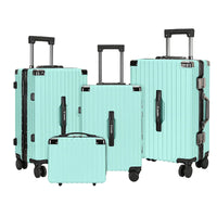 HKM-960659 Custom 14-28 Inch Trolley Spinner PC Luggage with Hard Shell Design and Aluminium Accents